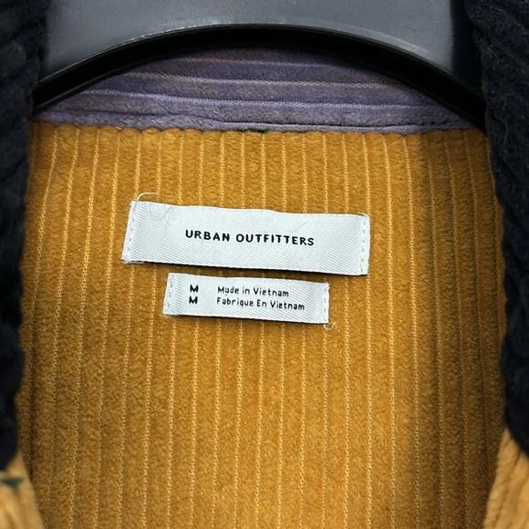 Urban Outfitters Ryder Color Blocked Corduroy Zip Jacket - Sold Out - Picture 2 of 11